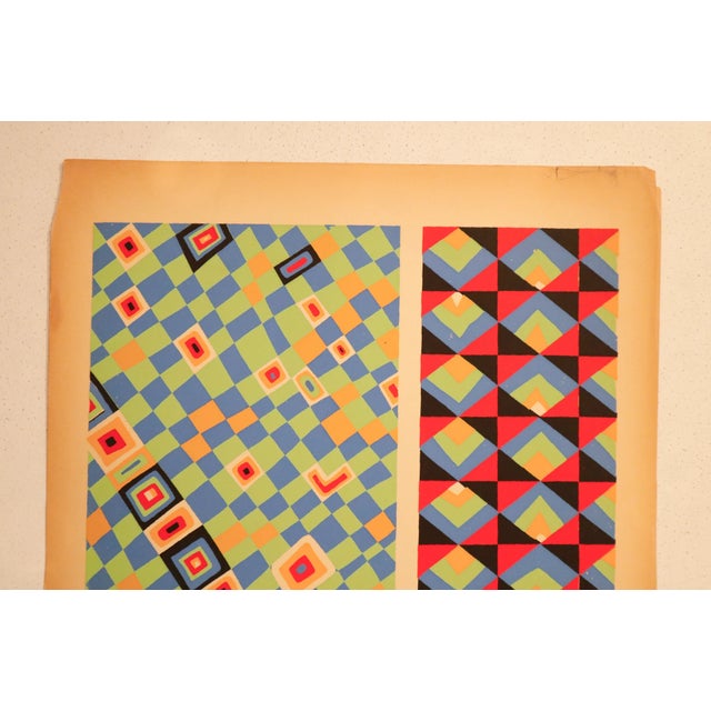 Art Deco 1928 American Design Pochoir, Inspirations (Book B, Plate 8), André Durenceau For Sale - Image 3 of 3