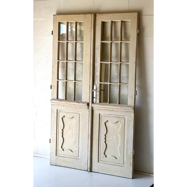 Antique Doors in Pine, Set of 2 For Sale - Image 11 of 18