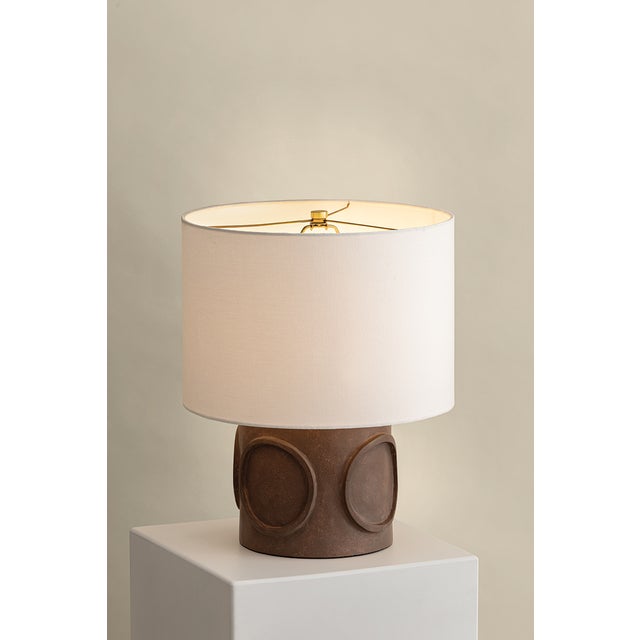 Mitzi Davie 15.75 in. 1 Light Table Lamp in Aged Brass Finish For Sale - Image 9 of 12