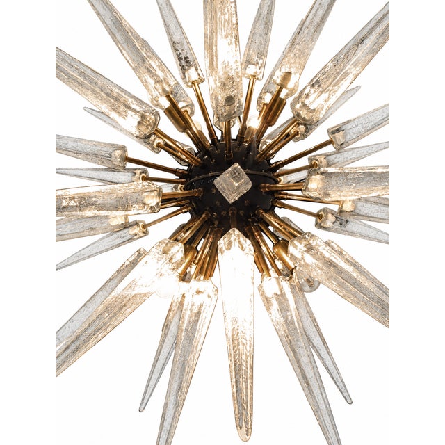 Not Yet Made - Made To Order Sputnik Light with 51 Clear Glass from Justfurnituress SRL For Sale - Image 5 of 10