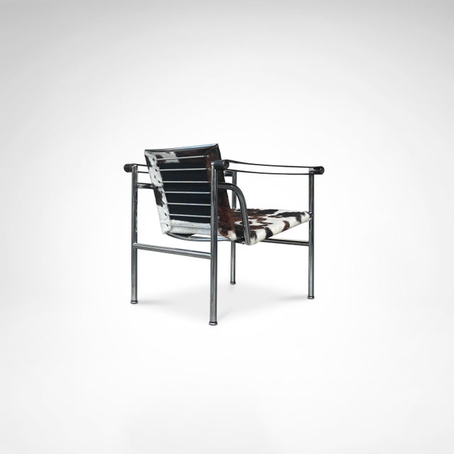 LC1 Armchair in Ponyskin by Le Corbusier for Cassina, 1980s For Sale - Image 8 of 11