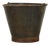 Antique Patinated Hammered Copper Bucket / Planter For Sale