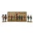 Antique Set or Game of “25 Infantry Soldiers on Parade” For Sale