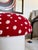 Mushroom Ottoman in Wool Fly Agaric For Sale - Image 12 of 17