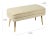 2020s Ziva Cream Velvet Storage Bench For Sale - Image 5 of 7