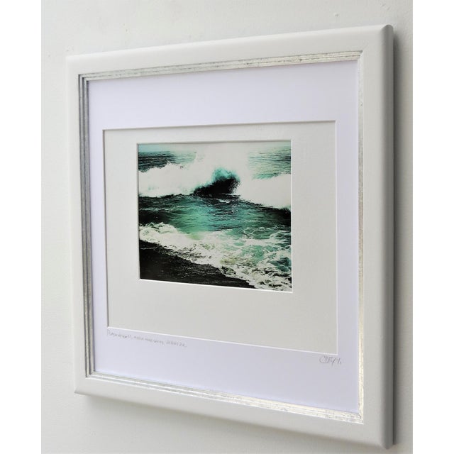 Pair of Artist Proof Original Fine Art Photography in restored vintage solid wood frames with Florentine Silver Leaf...