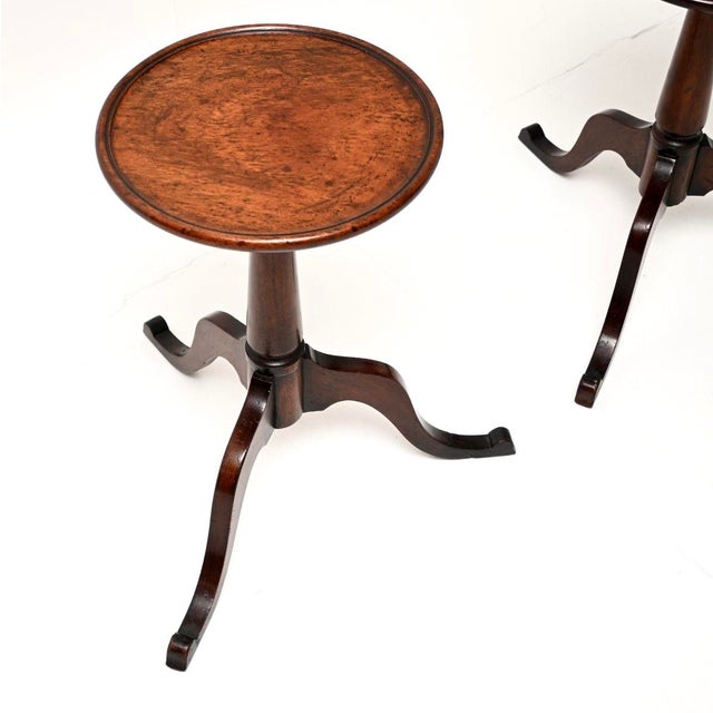 Antique Georgian Wine Tables, 1770, Set of 2 For Sale - Image 6 of 11