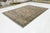 Hand-Knotted Modern Bidjar Hi-Lo Textured Rug Beige Wool Rug Floral & Vine Motif For Sale - Image 4 of 11