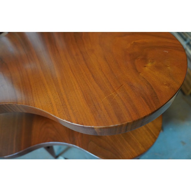 Pair of Mid-Century Three Leaf Clover / Cloud Side Tables For Sale - Image 18 of 18