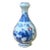 Chinese Red Blue White Porcelain Hand-Painted Graphic Small Vase For Sale