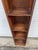 1950s Vintage Narrow Wooden Bookcase With Dark Finish For Sale - Image 5 of 7