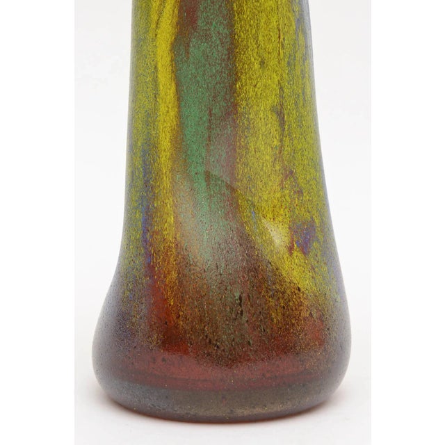 1960s Vintage Murano Dino Martens Glass Vase or Vessel MId-Century Modern For Sale - Image 5 of 8