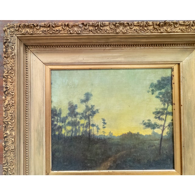 American 1910's American Tonalist Landscape Painting by Robertson Kirtland Mygatt 1911 For Sale - Image 3 of 17