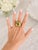 1980s Zorad Italian 18k Gold Citrine & Multi-Color Sapphire Statement Ring, Size 7.5 For Sale - Image 17 of 17