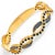 Early 21st Century Modern Style Sapphire Gemstone & Gold Bangle Bracelet For Sale - Image 5 of 7