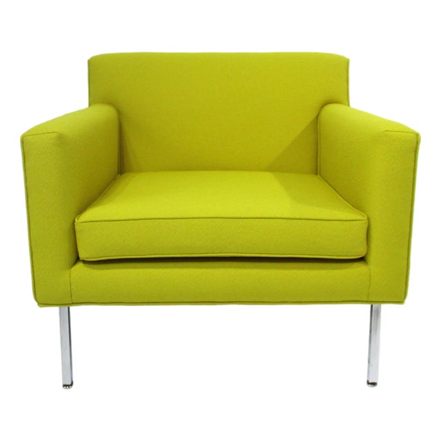 Janet Rosenblum Mid Century Lounge Cube Chair in the Style of George Nelson For Sale