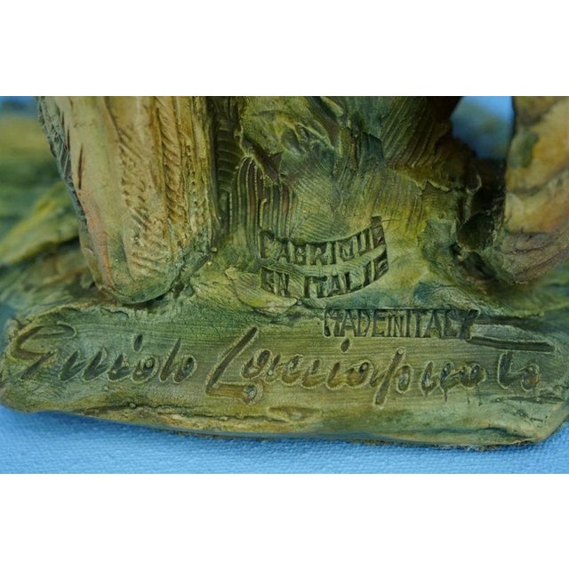 20th Century Stoneware Turkeys Figurine by Guido Cacciapuoti, Italy For Sale - Image 11 of 18