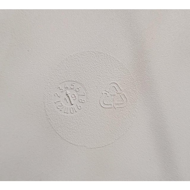 Modern Walnut & Molded Plastic Eames for Herman Miller White Shell Chair For Sale - Image 17 of 18