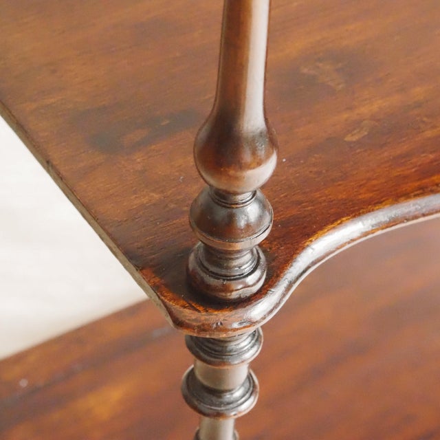 Louis Philippe Etagere with 3 Levels, 1860s For Sale - Image 7 of 7