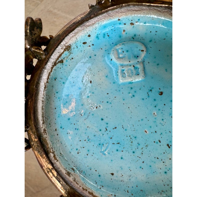 Edouard Gilles Barbotine Vases, Pair, France Circa 1880 For Sale - Image 11 of 12