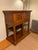 Traditional Early 19th C. French Empire Mahogany & Brass Cabinet, Faux-Marble Top For Sale - Image 3 of 14