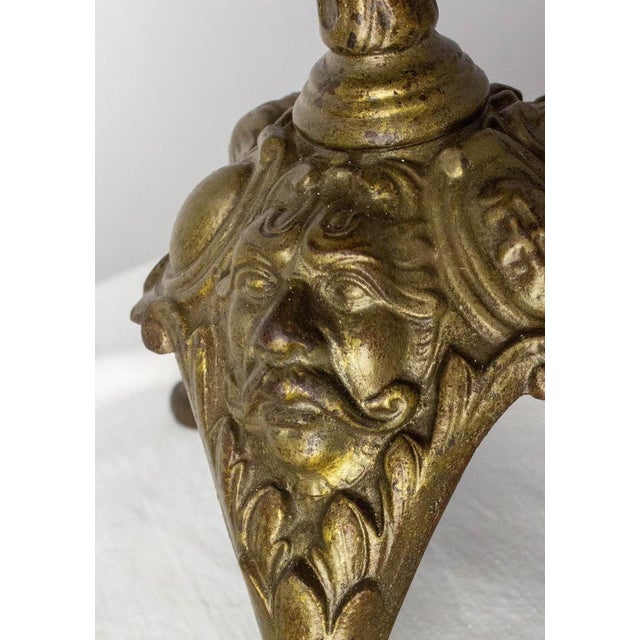 French Lithographed Earth Globe with Cast Iron Base, Early 20th Century For Sale - Image 8 of 13