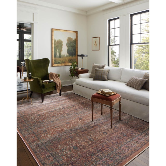 The Bradbury Collection has small-scale motifs that, combined with the rug’s vibrant and varying colors, create eye-...