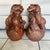 Pair Large 19" Terracotta Foo Dogs Chinese Guardian Lions Vintage Heavy For Sale - Image 12 of 17