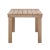 Transitional Cassie Natural 75 Inch Rectangular Outdoor Dining Table For Sale - Image 3 of 6