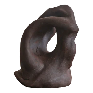 Flowing Organic Form 1979 Clay Sculpture