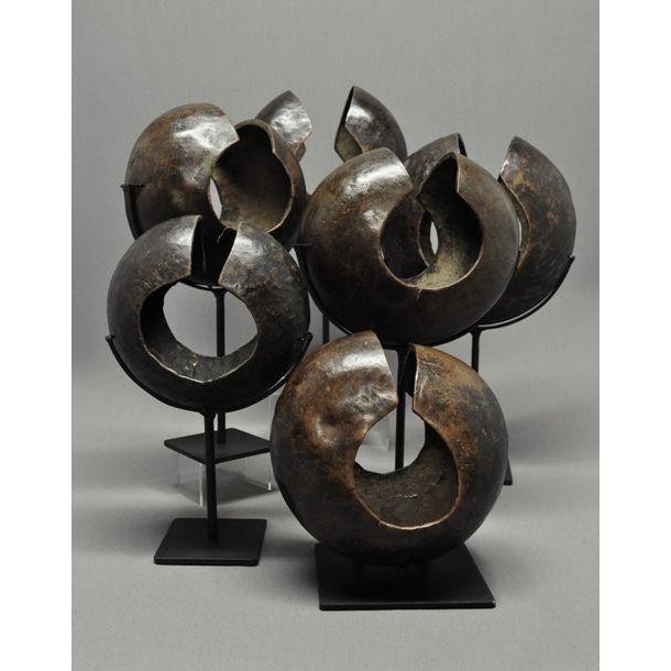 Old Lg African Mbole Anklet Bracelet Trade Currency 8.5" Congo For Sale In New York - Image 6 of 6