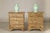 Pair of Distressed Vintage Nightstands with Subtle Brown and Green Patina For Sale In New York - Image 6 of 12