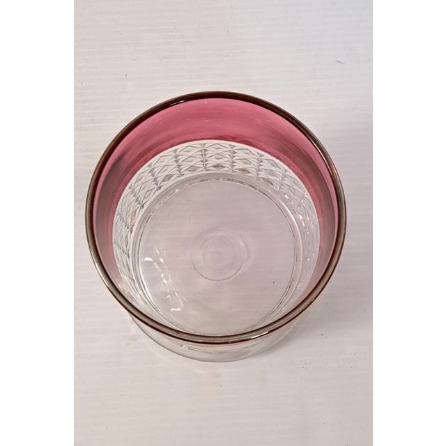 Late 19th Century Ripley & Co Eapg Mascotte Ruby Stain Jar Dated 1873 Early American Pattern Glass For Sale - Image 5 of 11