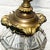 Elegant 1920s French Gilt Bronze and Facted Glass Lantern, based on the lanterns at Versaille. The bronze/brass retains a...