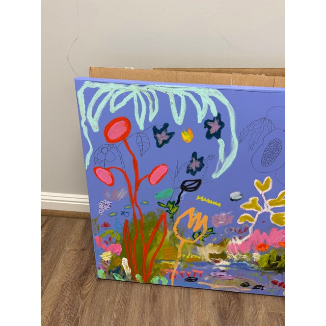 2020s Ak Hardeman - Original Abstract Painting on Canvas - “Psychedelics and a Diplomat’s Son” For Sale - Image 5 of 6