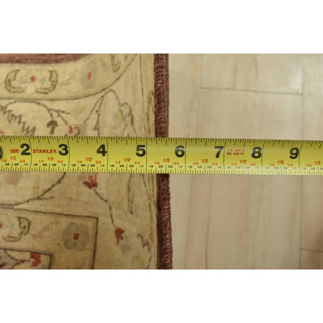 Ziegler Rug 8’3” X 10’1” Brown Wool Traditional Hand-Knotted Carpet For Sale - Image 13 of 15