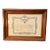 Early 20th Century French Wood Framed Order of Maritime Merit Certificate For Sale