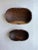 1990s Vintage Wood Serving Bowls With Horn Inlay For Sale - Image 5 of 5