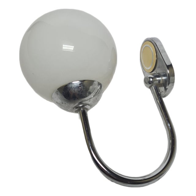 Art Deco Wall Lamp, Poland, 1950s For Sale