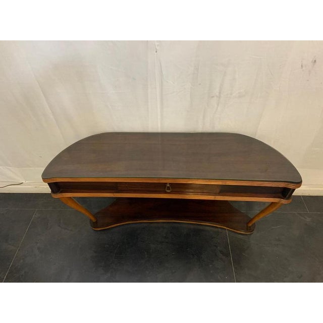 Rosewood Console Table by Paolo Buffa, 1940s For Sale - Image 11 of 12