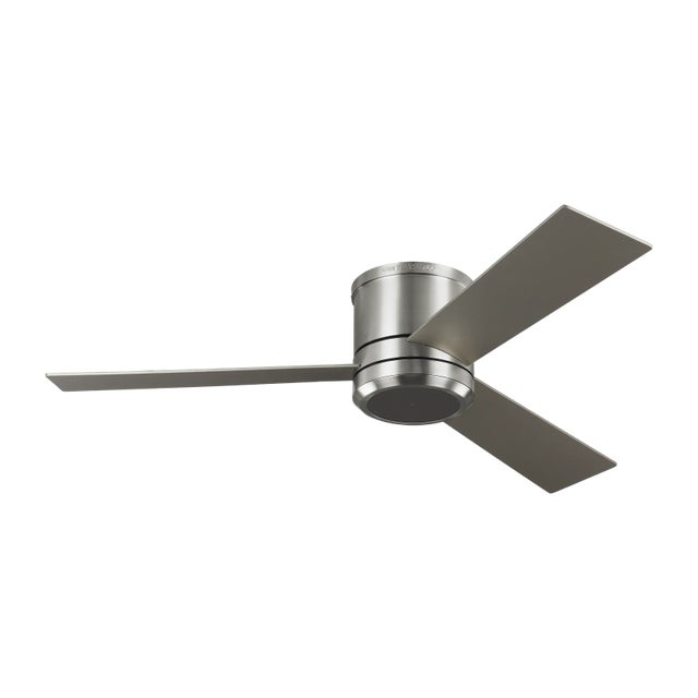 Visual Comfort Fan 56" Clarity Max in Brushed Steel For Sale In Greenville, SC - Image 6 of 7