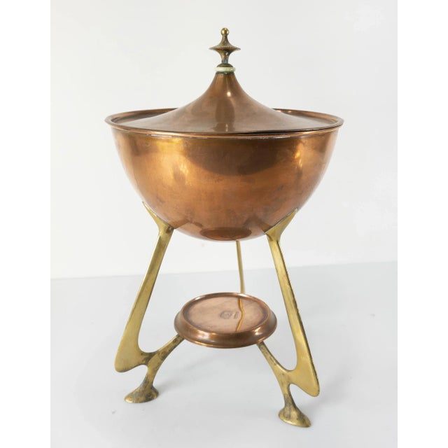 Swedish Art Nouveau Copper and Brass Urn by Grillby For Sale - Image 13 of 13