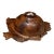 Studio Craft Handcrafted Walnut Wooden Bowl Js Greenwald Mid-Century For Sale