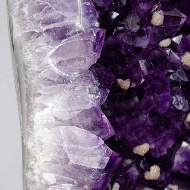 XL Amethyst & Calcite Cluster, 103 Pounds (#H0392 Uruguay ) For Sale - Image 12 of 16