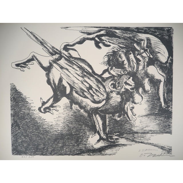 Ossip Zadkine, Hercules Fighting Against the Hydra of Lerna, Original Lithograph For Sale - Image 5 of 5