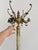 1960s Vintage Italian Onyx Marble and Brass Hall Tree with Rotating Crown and Sculptural Base, 1960s For Sale - Image 5 of 18