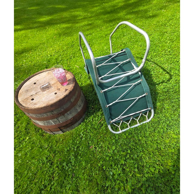Army Green 1950s "Barwa" Lounge Chair For Sale - Image 8 of 12