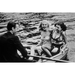 "Lake Krumme Lanke, German Vogue Berlin 1979" Vintage Silver Gelatin Print by Helmut Newton For Sale