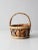 Vintage Rustic Bark Basket For Sale - Image 10 of 10