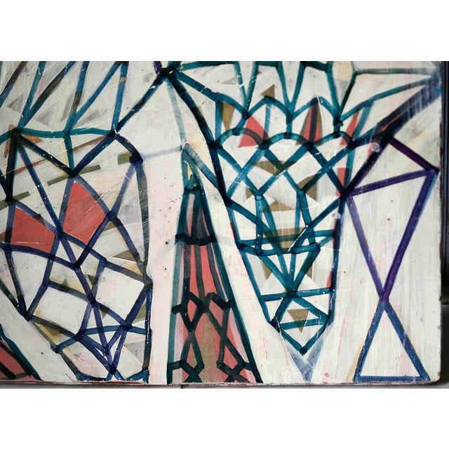 Isabel Riley Painting 'White Diamonds' For Sale In Providence - Image 6 of 11